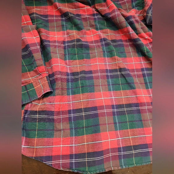 🤴👔 Plaid long sleeve button down shirt in size XXLT - Picture 15 of 16
